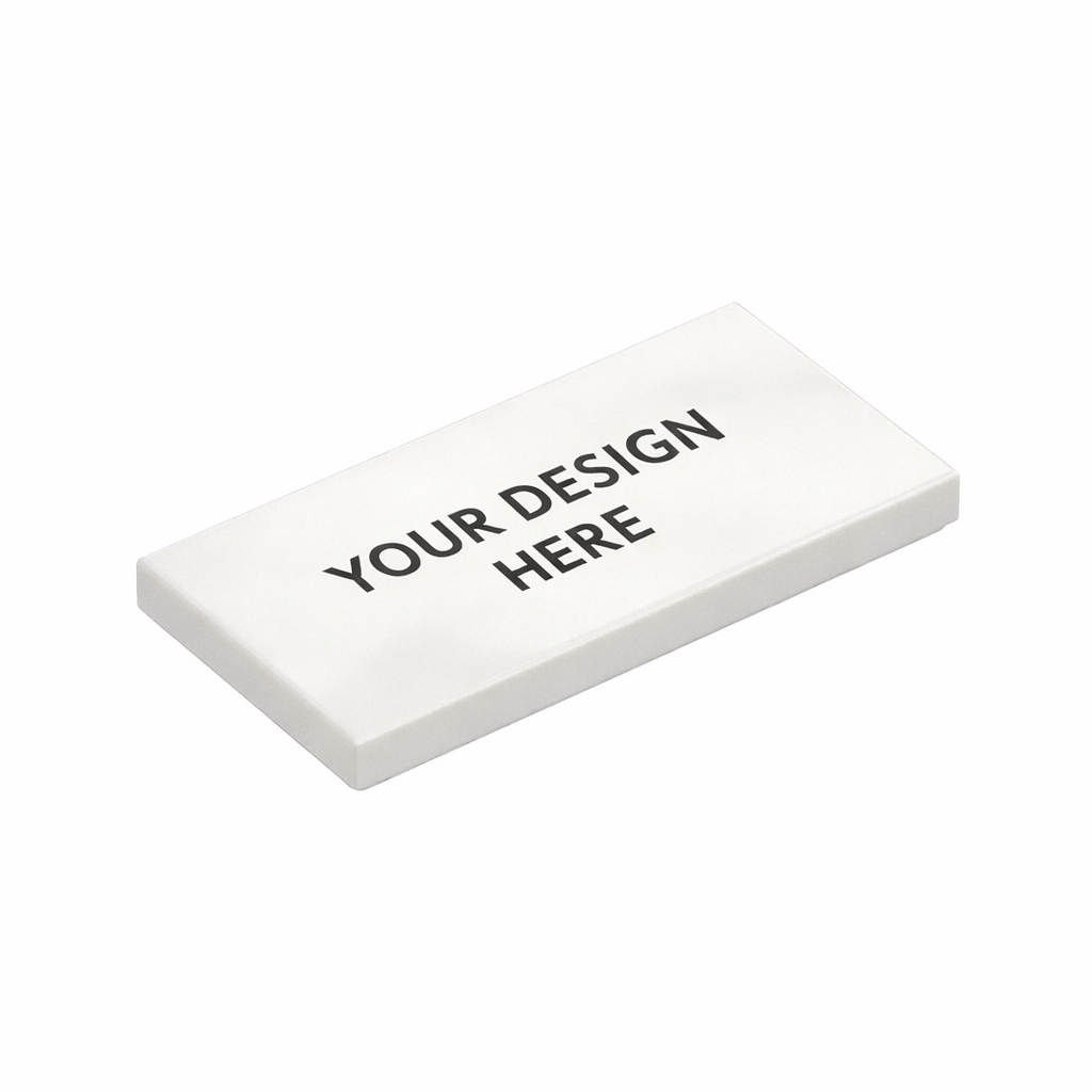 Custom Printed 2x4 LEGO Tile