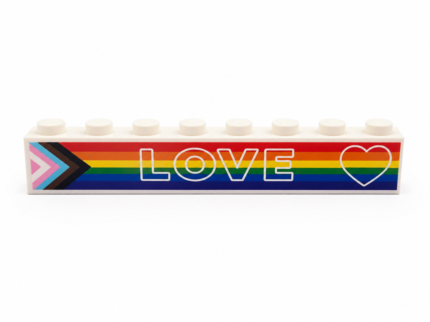 Lego Pride 1x8 Brick