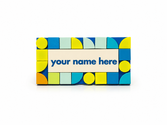 Custom Printed LEGO Magnetic Name Badge