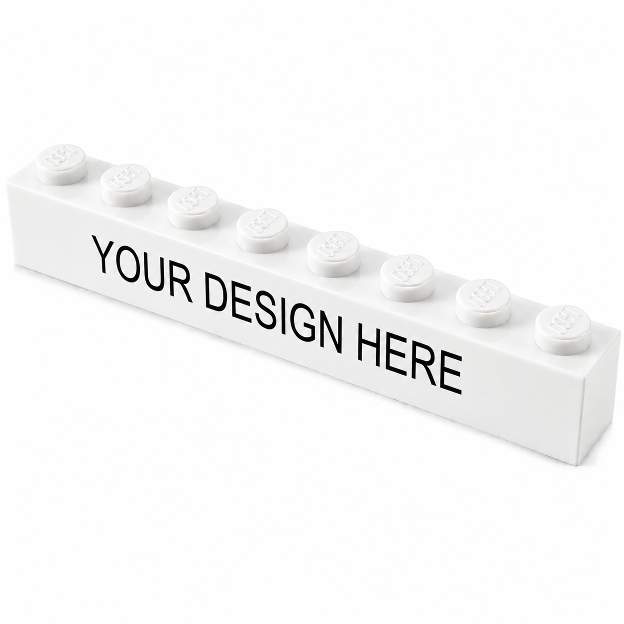 Custom Printed 1x8 LEGO Brick