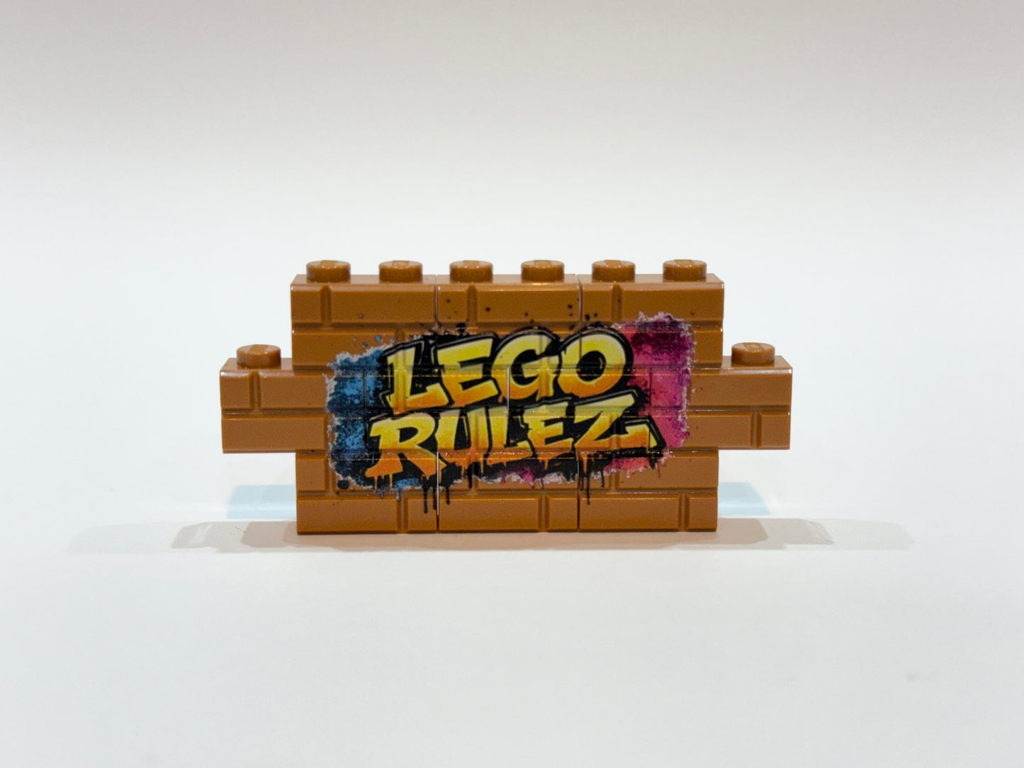 Lego Rulez Graffiti Wall