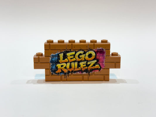 LEGO RULEZ Graffiti Wall
