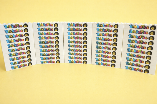 Bulk Custom Printed 1x8 LEGO Event & LUG Bricks