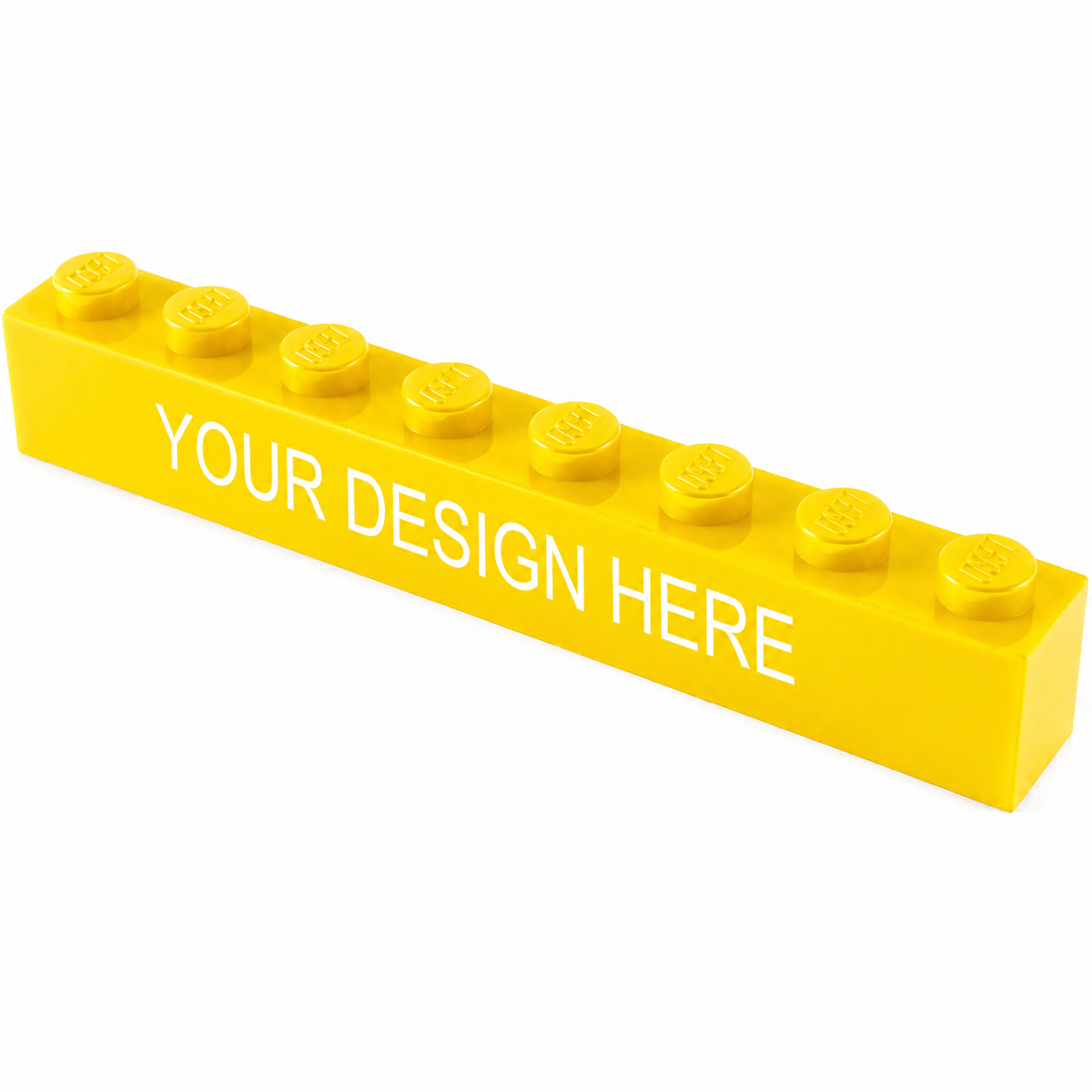 Custom Printed 1x8 LEGO Brick