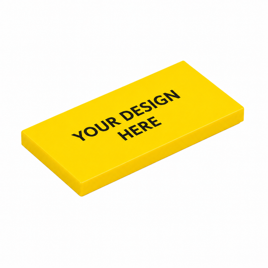 Custom Printed 2x4 LEGO Tile