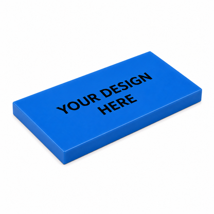 Custom Printed 2x4 LEGO Tile