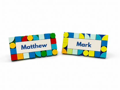 Custom Printed LEGO Magnetic Name Badge