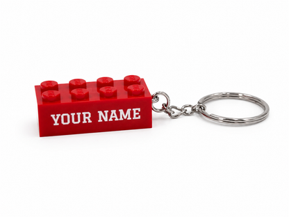 Personalised Lego Keyring