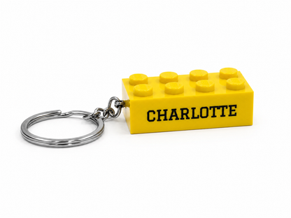 Personalised Lego Keyring